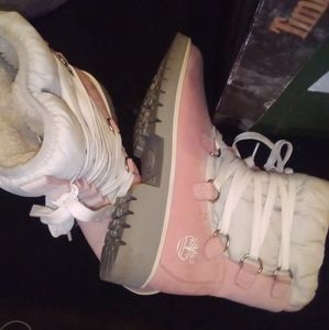 Pink Timberland Boots